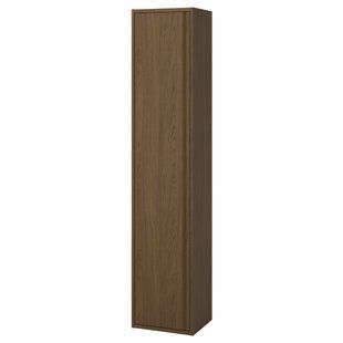 Висока шафа/двері, під коричневий дуб, 40x35x195 см ANGSJON / 605.350.80