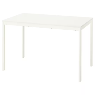 Раскладной стол VIHALS 120/180x74 cm / 205.897.77;білий;