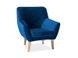 Кресло Nordic 1 / NORDIC1V86;синій;оксамит;