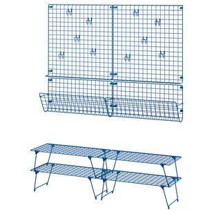 Меблі для передпокою, комплект з 8 штук, синій GREJIG / 096.226.22
