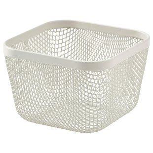 Кошик для продуктів 365+, металевий/білий, 14x14x10 см IKEA / 705.956.91