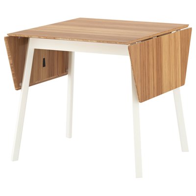 Стол IKEA PS 2012 / 202.068.06;бамбук/білий;