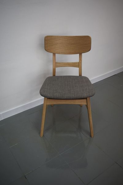 Кухонний стілець CD-61 / дуб/сірий;