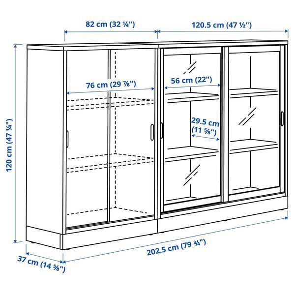 Комбинация с раздвижными дверями TONSTAD / 695.150.54 TONSTAD магазин Glance Комбинация с раздвижными дверями TONSTAD / 695.150.54