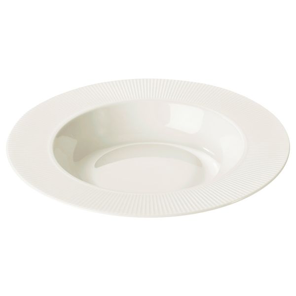 Глубокая тарелка OFANTLIGT Ø 24 / 603.190.19;білий;Фарфор;