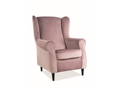 Кресло BARON / BARONV52;античний рожевий;оксамит;