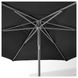 Садова парасолька з підставкою KUGGO / LINDOJA 246 см / 092.676.17;чорний;