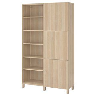 Комплект с дверями, имитация белого дуба / Lappviken / Stubbarp, 120x42x202 см BESTA / 393.017.71