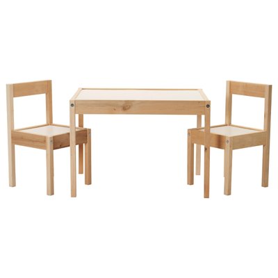 Детский стол и 2 стула LATT / 501.784.11;сосна;