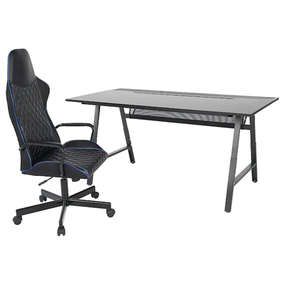 Геймерський стіл та крісло UTESPELARE / 194.407.06;чорний;