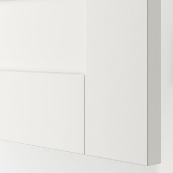 Комод, 2 шухляди, білий/Саннідал білий, 60x57x53 см PLATSA / 794.878.52