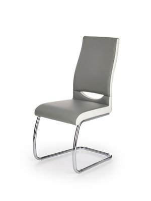 Кухонний стілець K-259 / V-CH-K/259-POPIEL;сірий/білий;