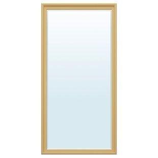Зеркало, светло-жёлто-бежевое, 60x120 см PINGSTSYREN / 706.100.93