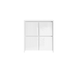 Шкафчик Kaspian 105x112,5 см / S128-KOM4D-BI/BI;білий/білий глянець;