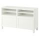 Тумба под телевизор с дверцами, белая/Pipmakare white, 120x42x74 см BESTA / 495.973.76