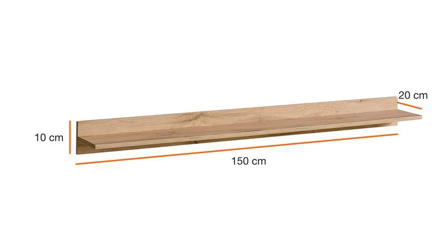 Полиця Thin / 27 WT TH PW;дуб вотан; Thin магазин Glance Полиця Thin / 27 WT TH PW;дуб вотан;