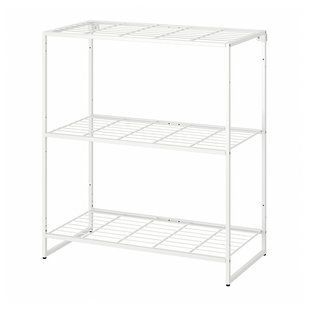 Полиця, для внутрішнього/вуличного використання/білий дріт, 81x40x90 см JOSTEIN / 794.369.52