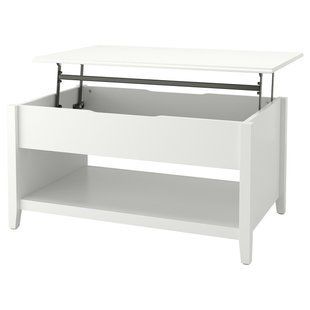 Регулируемый журнальный столик, белый, 97 см. VITTERYD / 205.300.65