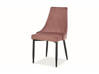 Кухонний стілець TRIX B / TRIXVCRA;античний рожевий;оксамит;