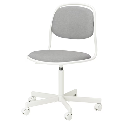 Компьютерное кресло ORFJALL / 494.160.12;білий/сірий;
