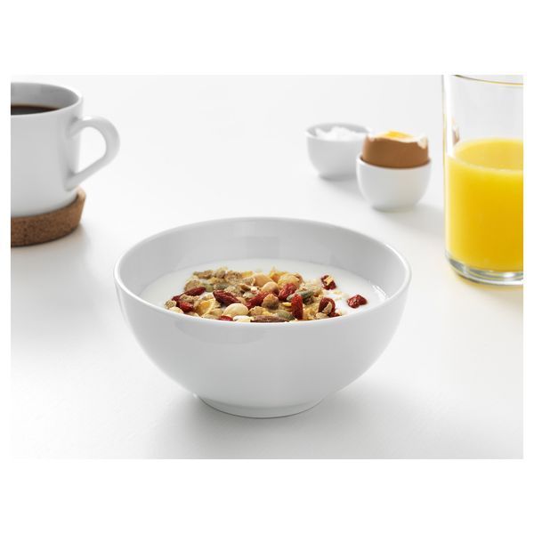 Миска IKEA 365+ &Oslash; 13 см / 502.589.50;білий;Фарфор;