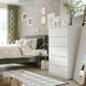Комод, 6 ящиков, белый, 70x50x120 см STORKLINTA / 706.275.45