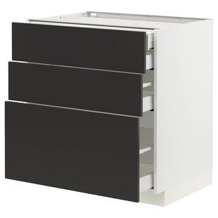 Sz stj 3fr/2n/dw/w szu, white/Nickebo matt anthracite, 80x60 cm METOD/MAXIMERA / 394.988.81