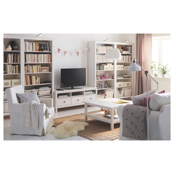 TV тумба HEMNES / 802.970.21;білий;