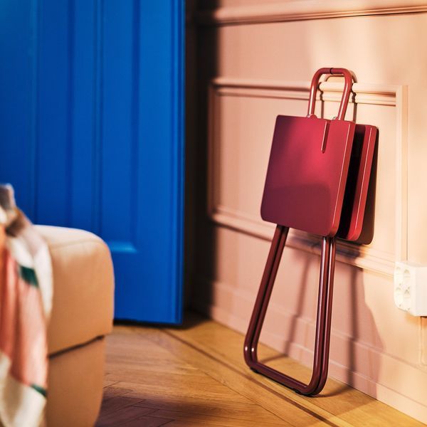 Стол, темно-красный, 50х40 см IKEA PS 2026 / 806.210.67