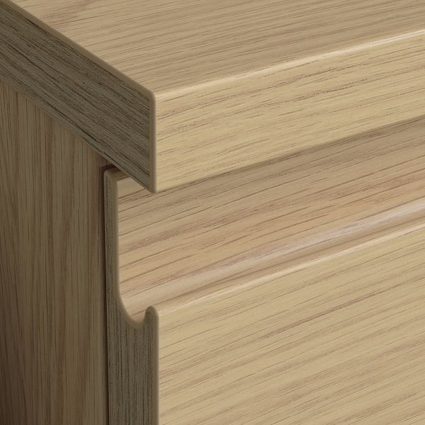 Комод, 6 ящиков, отделка под дуб, 70x50x120 см STORKLINTA / 006.275.44 STORKLINTA магазин Glance Комод, 6 ящиков, отделка под дуб, 70x50x120 см STORKLINTA / 006.275.44