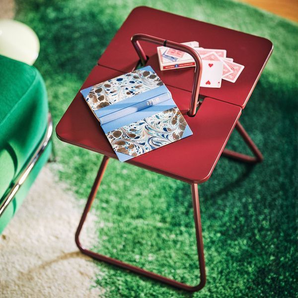 Стол, темно-красный, 50х40 см IKEA PS 2026 / 806.210.67