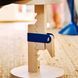 Стул с регулируемой высотой, береза/прозрачный лак, ярко-синий. IKEA PS 2026 / 206.179.16