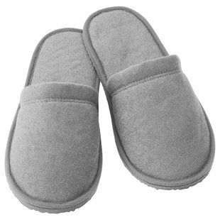 Тапочки, сірі, S/M TASJON / 003.919.37