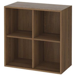 Шафа з 4 відділеннями, горіхово-коричневий колір, 70x35x70 см EKET / 105.745.83