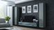 Мебельная стенка VIGO NEW IV / корпус - сірий мат, фронт - сірий глянець;