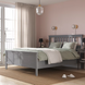 Кровать HEMNES / 792.471.93;сірий;140х200;