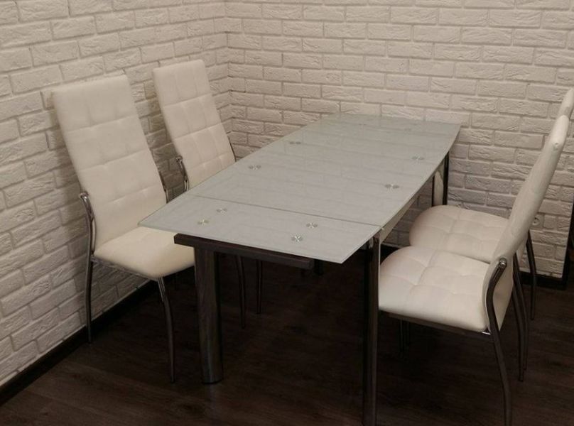 Кухонный стол GD-019 / GD019BX;білий;100(150)x70;