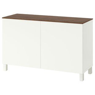 Комбінація з дверима, білий/Лаппвікен/Стуббарп білий, 120x42x75 см BESTA / 796.029.13