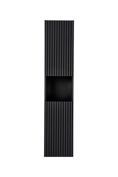 Шафка для ванної кімнати висока NOVA BLACK / BLACK D 80-03-2D;чорний;