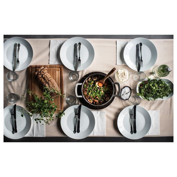 Тарілка IKEA 365+ &Oslash; 27 см / 702.589.49;білий;Фарфор;