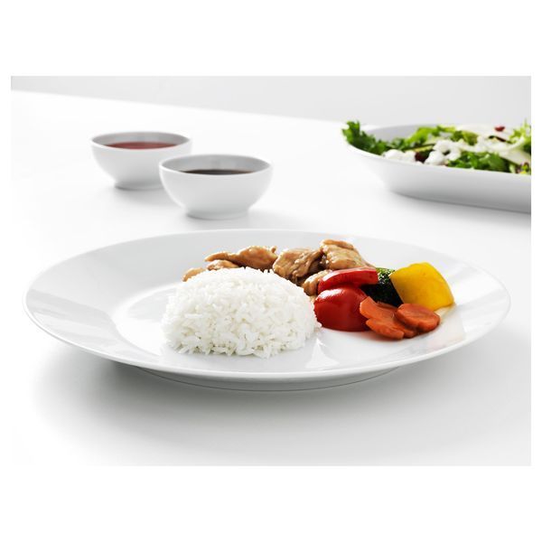 Тарілка IKEA 365+ &Oslash; 27 см / 702.589.49;білий;Фарфор;