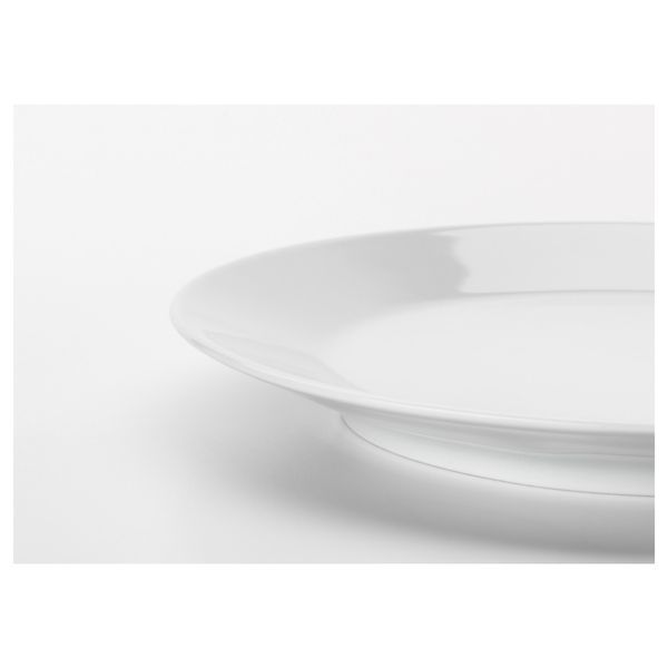 Тарілка IKEA 365+ &Oslash; 27 см / 702.589.49;білий;Фарфор;