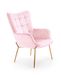 Кресло CASTEL 2 / V-CH-CASTEL_2-FOT-J.RÓŻOWY;світло-рожевий ;