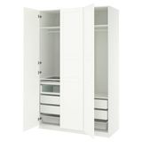 Комплект шкафа, белый/белый, 150x60x236 см. PAX/TYSSEDAL / 496.024.29 PAX/TYSSEDAL магазин Glance