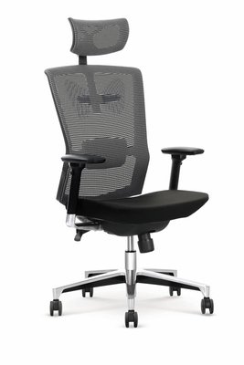 Офисное кресло AMBASADOR / V-CH-AMBASADOR-FOT;сіро-чорний;