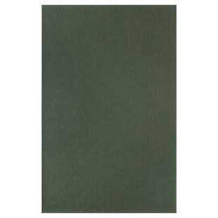 Килим плоского плетіння, для приміщень/вулиці, темно-зелений, 160x230 см MORUM / 806.241.79