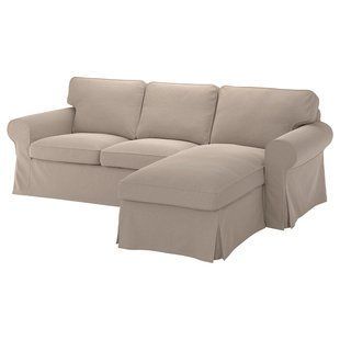 3-місний диван з шезлонгом/Таллміра бежевий EKTORP / 394.305.46