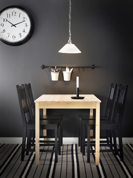 Кухонный стул STEFAN / 002.110.88;чорний/коричневий;