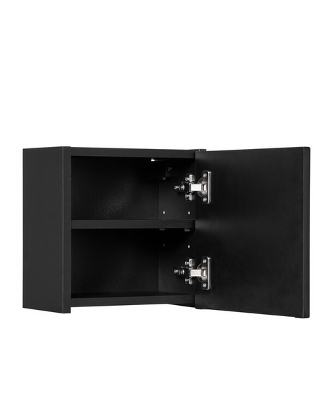 Верхня шафа Qubik 35x35 см 1 дверцята NOVA BLACK / NOVA BLACK D 83-30-1DQ;