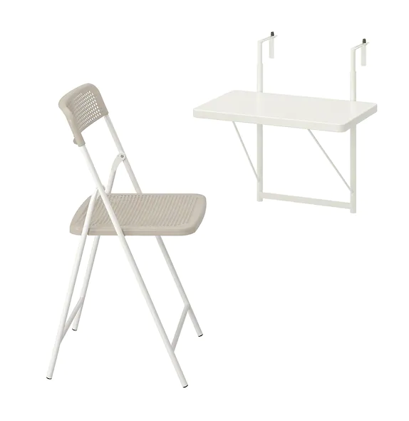 Настенный стол и стул TORPARO / 594.136.59;